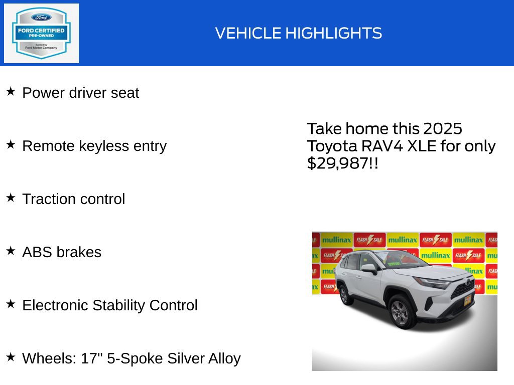 Used 2025 Toyota RAV4 XLE AWD/4WD image 18