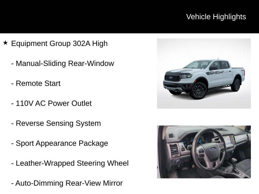 Certified 2022 Ford Ranger XLT w/ Equipment Group 302A High image 6