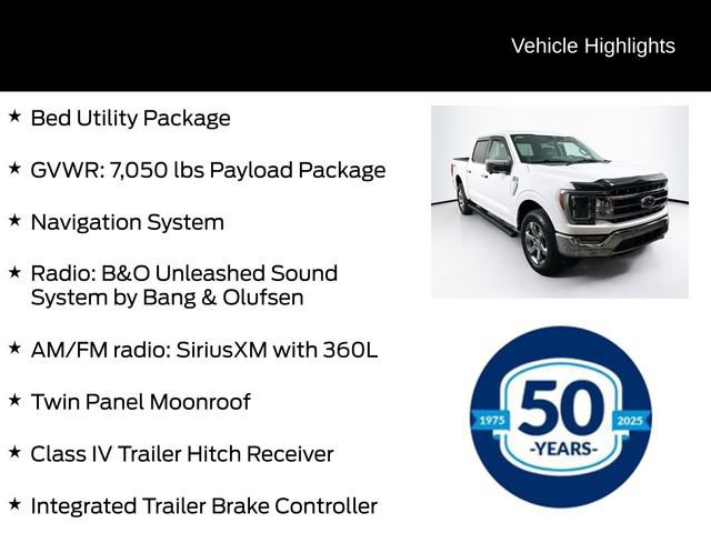 Certified 2023 Ford F150 Lariat w/ Equipment Group 502A High image 11