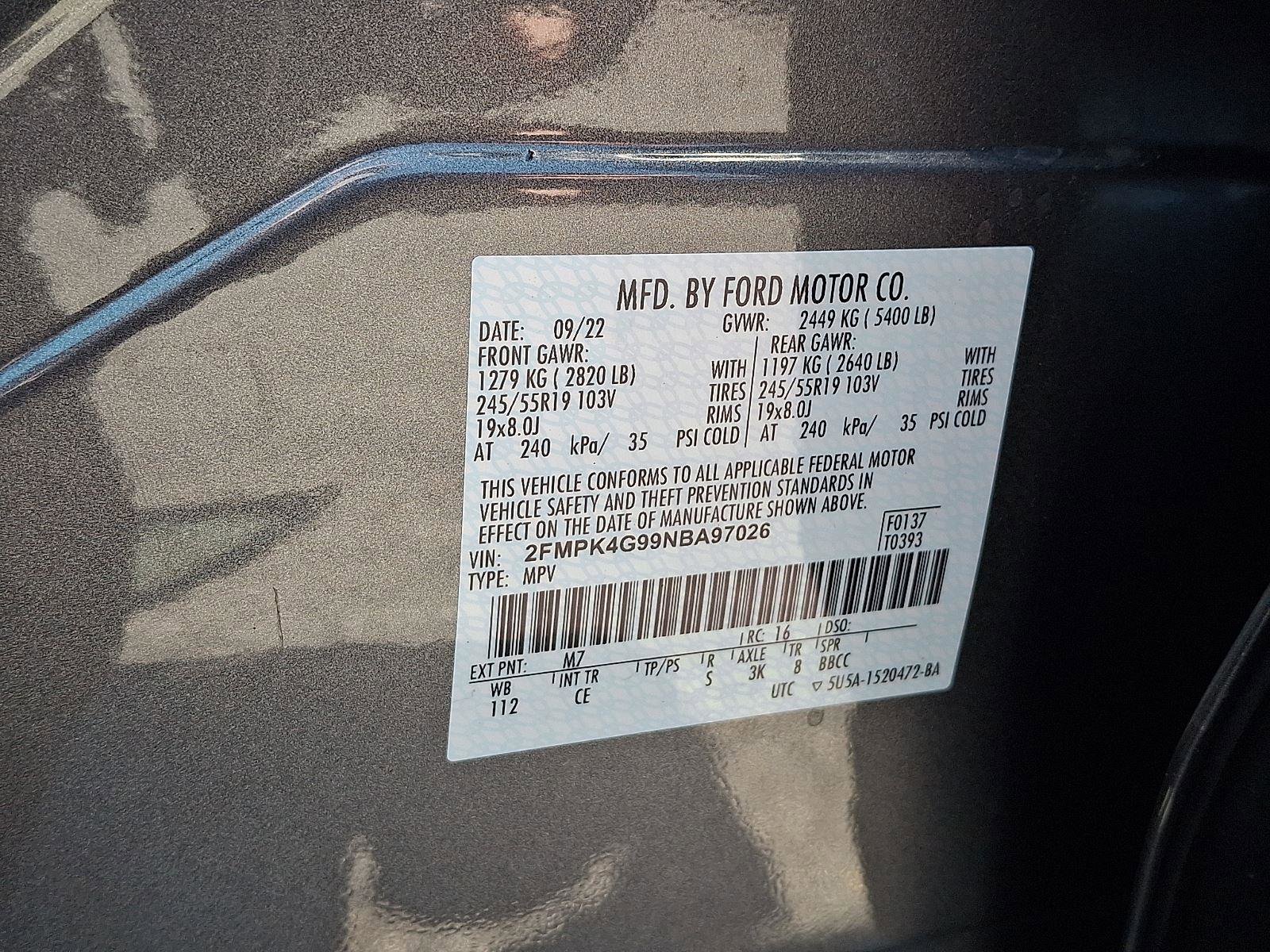 Certified 2022 Ford Edge SE w/ Black Appearance Package AWD/4WD image 24