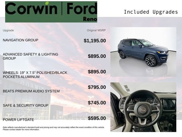 Used 2018 Jeep Compass Limited w/ Navigation Group image 10