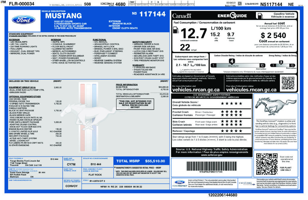 Certified 2022 Ford Mustang GT RWD image 30