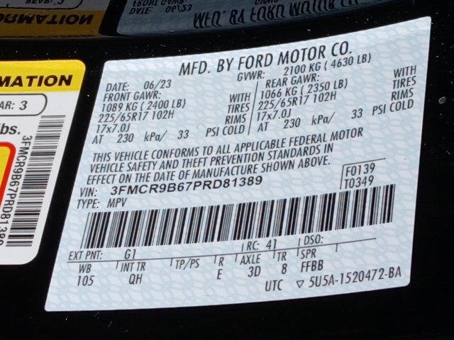 Certified 2023 Ford Bronco Sport Big Bend w/ Convenience Package AWD/4WD image 19