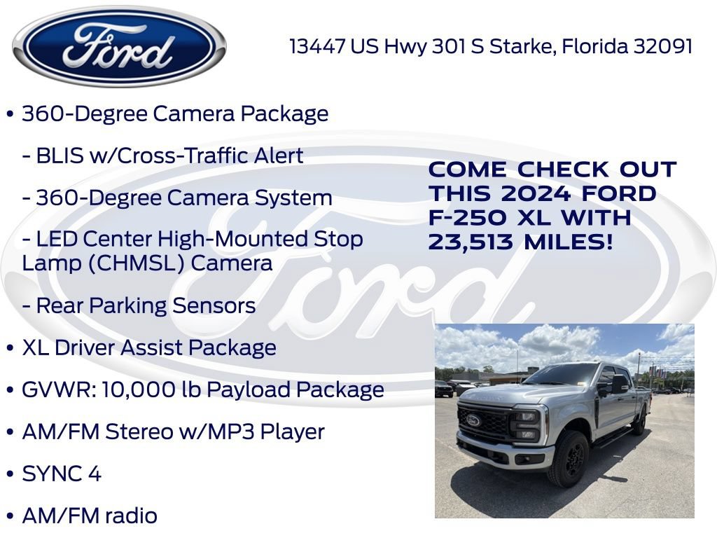 Certified 2024 Ford F250 XL w/ STX Appearance Package AWD/4WD image 18