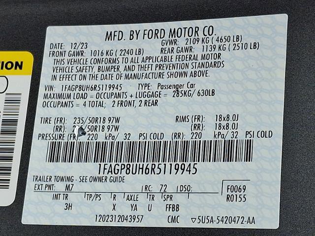 Certified 2024 Ford Mustang Premium image 28