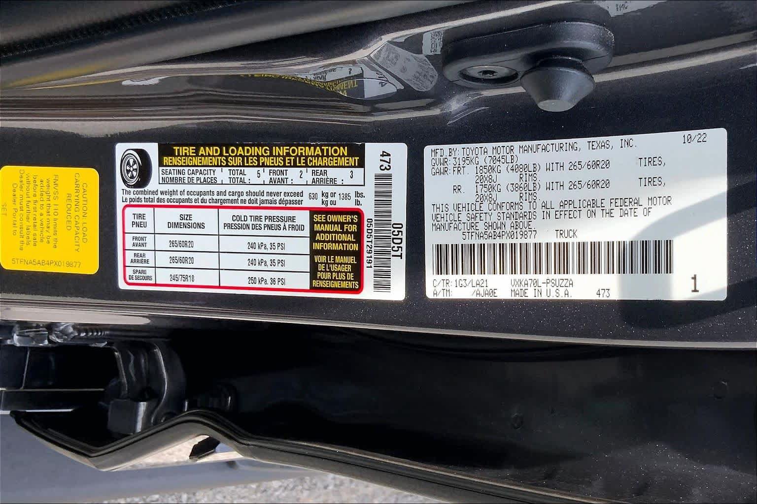 Used 2023 Toyota Tundra Platinum RWD image 32