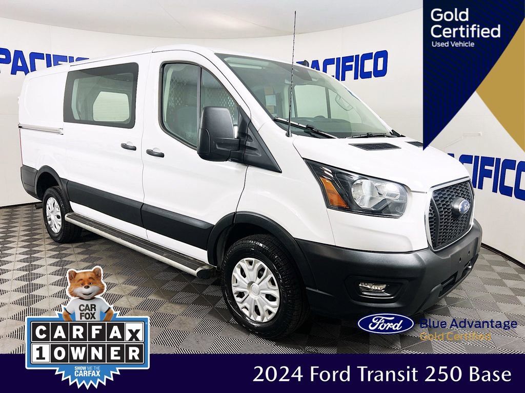 Certified 2024 Ford Transit 250 Low Roof w/ Exterior Upgrade Package