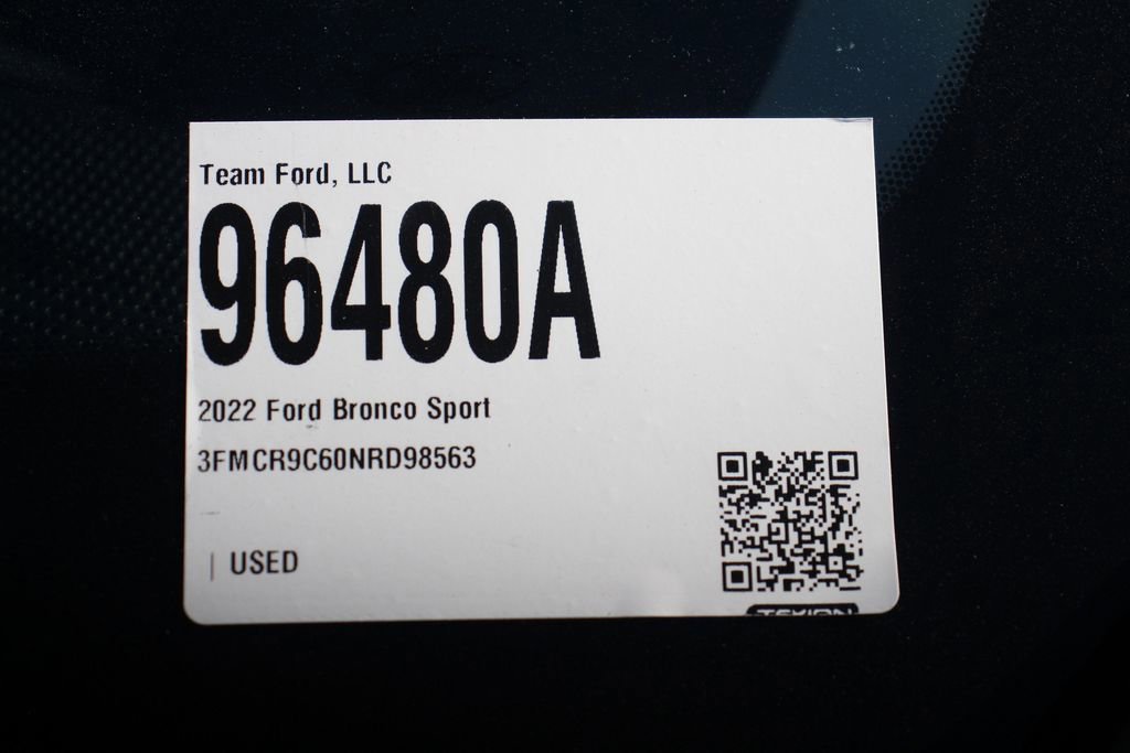 Certified 2022 Ford Bronco Sport Outer Banks w/ Tech Package image 30