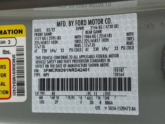 Certified 2022 Ford Bronco Sport Badlands w/ Premium Package image 31