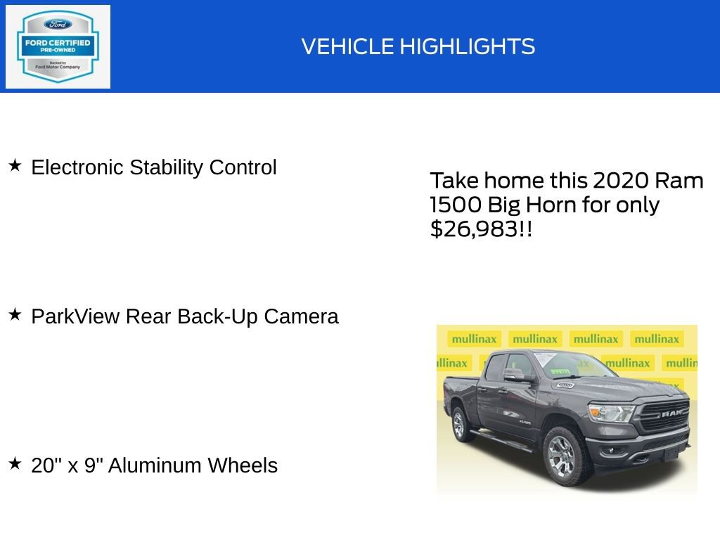Used 2020 RAM 1500 Big Horn image 19