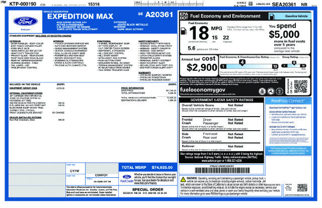 Certified 2025 Ford Expedition Max Active AWD/4WD image 5