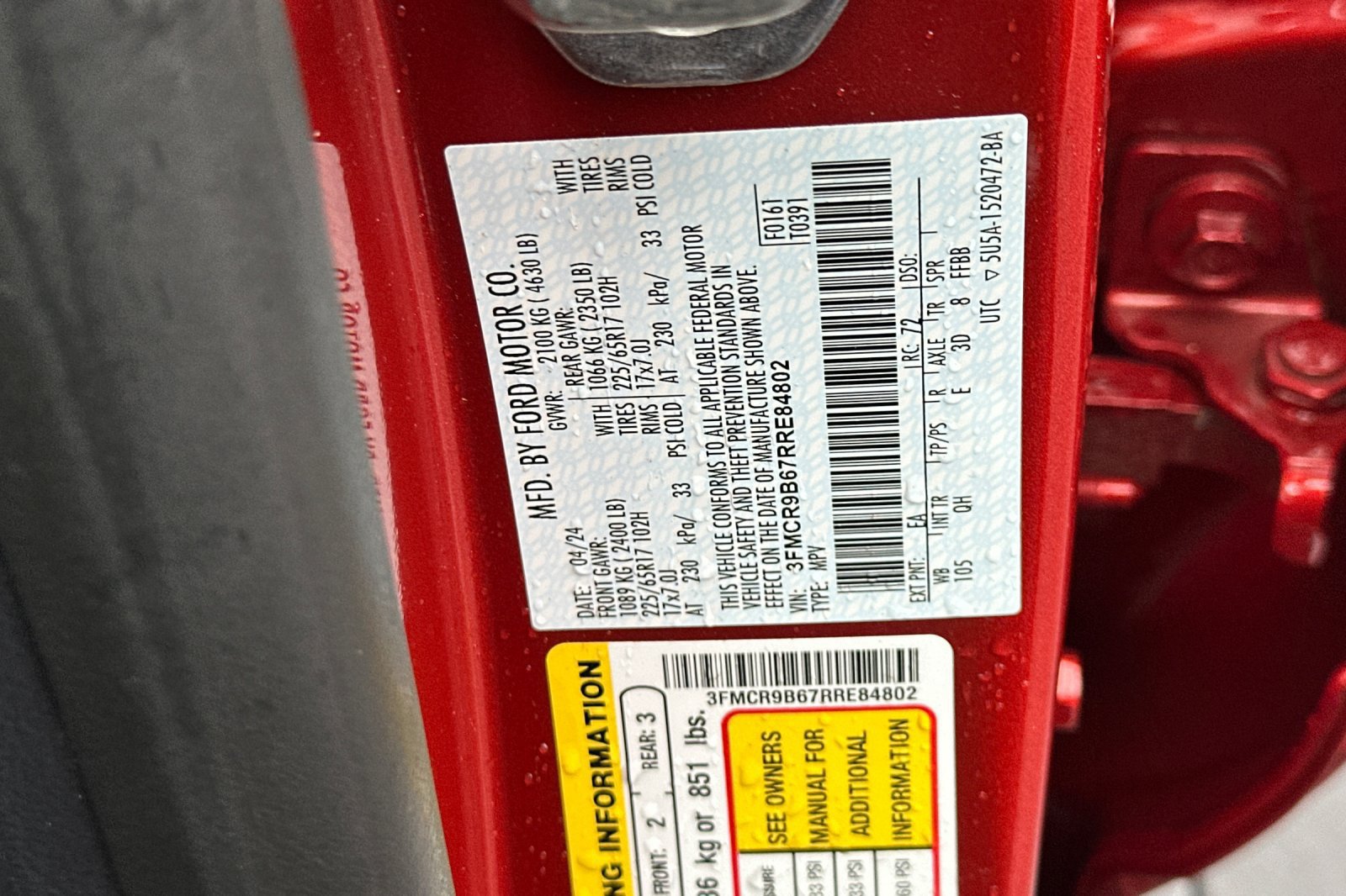 Certified 2024 Ford Bronco Sport Big Bend AWD/4WD image 30