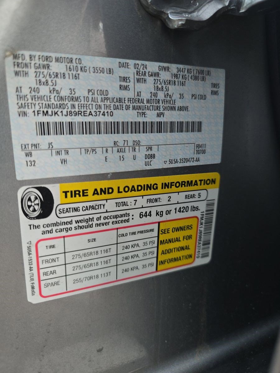Certified 2024 Ford Expedition Max XLT AWD/4WD image 21