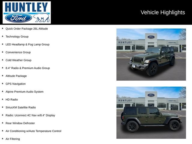 Used 2022 Jeep Wrangler Unlimited Sport AWD/4WD image 2
