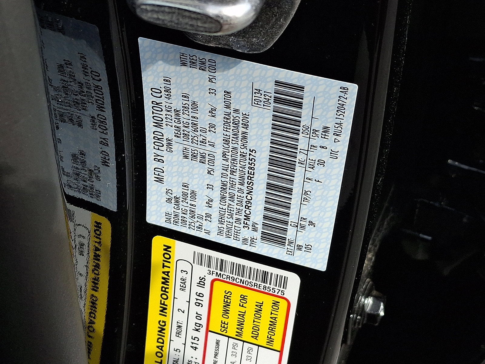 Certified 2025 Ford Bronco Sport Outer Banks w/ Outer Banks Tech Package+ AWD/4WD image 27