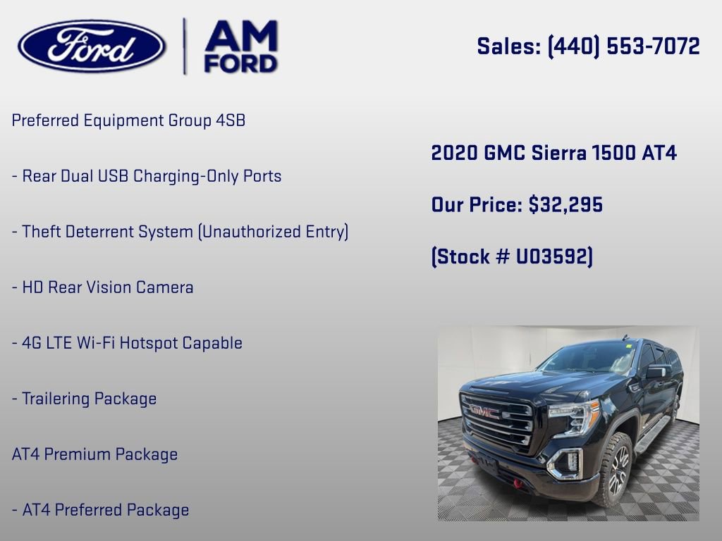 Used 2020 GMC Sierra 1500 AT4 w/ AT4 Premium Package AWD/4WD image 36
