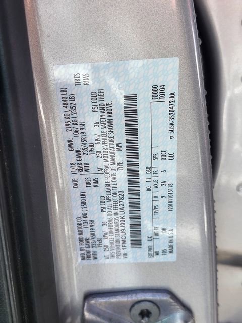 Certified 2019 Ford Escape Titanium image 35