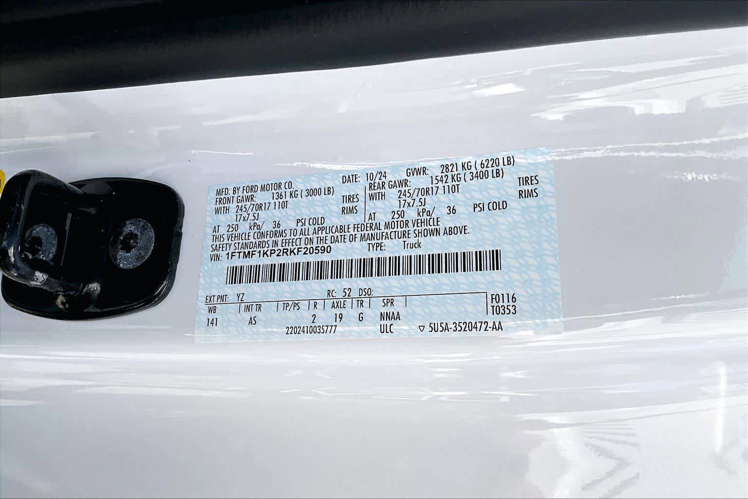 Certified 2024 Ford F150 XL RWD image 34