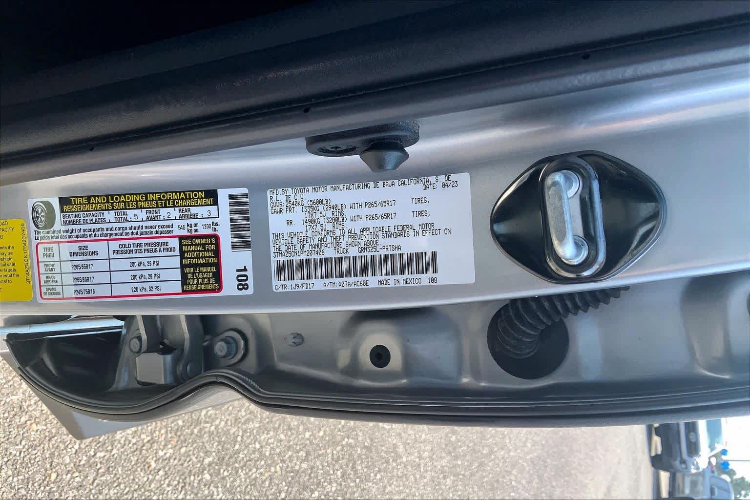 Used 2023 Toyota Tacoma TRD Sport RWD image 32