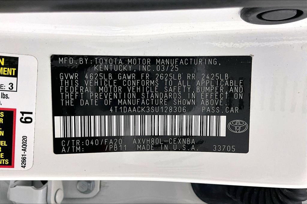 Used 2025 Toyota Camry LE FWD image 34