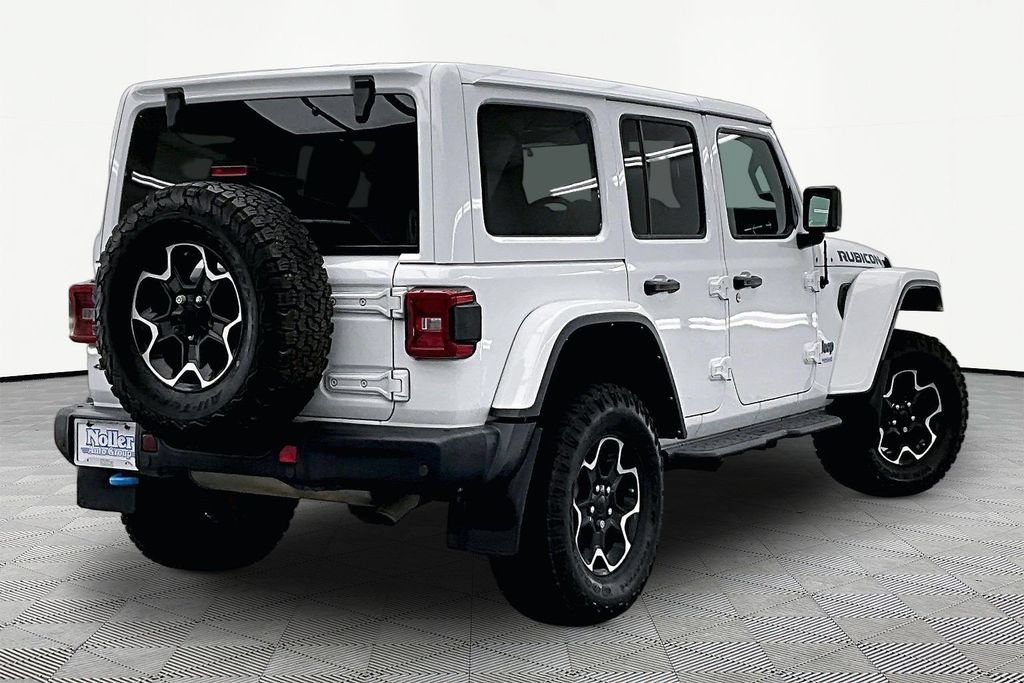 Used 2021 Jeep Wrangler Unlimited Rubicon 4xe w/ Steel Bumper Group AWD/4WD image 2