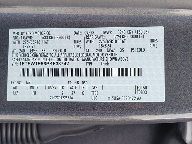 Certified 2023 Ford F150 XLT w/ Equipment Group 302A High image 19