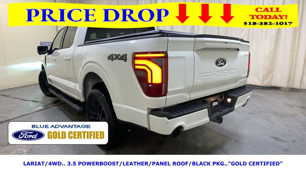 Certified 2025 Ford F150 Lariat w/ Equipment Group 502A High image 4