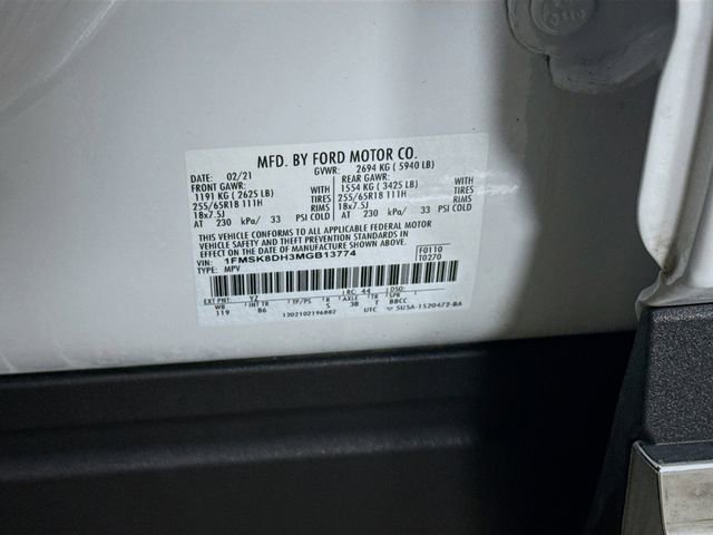 Certified 2021 Ford Explorer XLT image 32