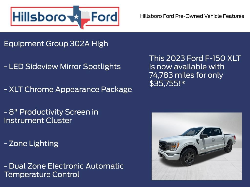 Certified 2023 Ford F150 XLT w/ Equipment Group 302A High AWD/4WD image 6