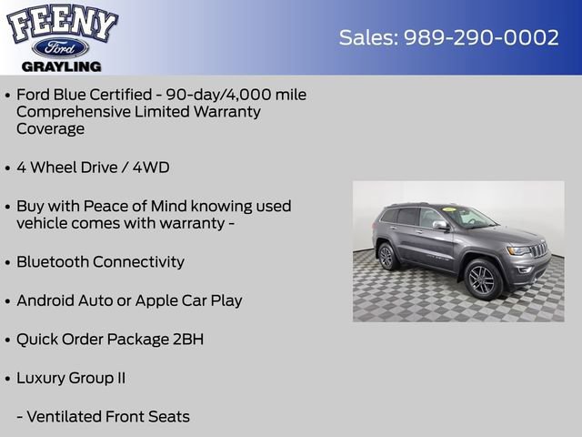 Used 2019 Jeep Grand Cherokee Limited w/ Luxury Group II image 11
