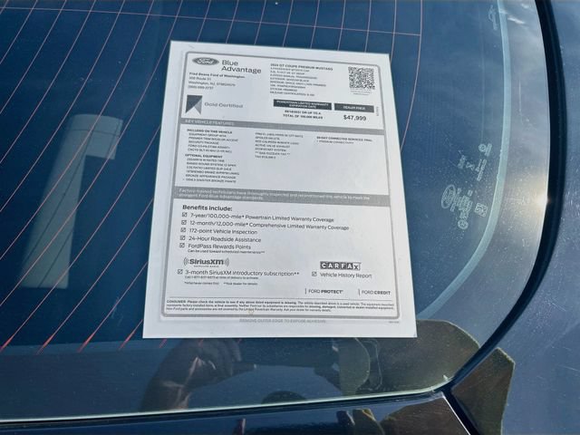 Certified 2024 Ford Mustang GT Premium RWD image 40
