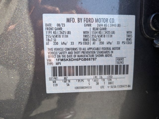 Certified 2023 Ford Explorer XLT w/ Equipment Group 202A AWD/4WD image 36