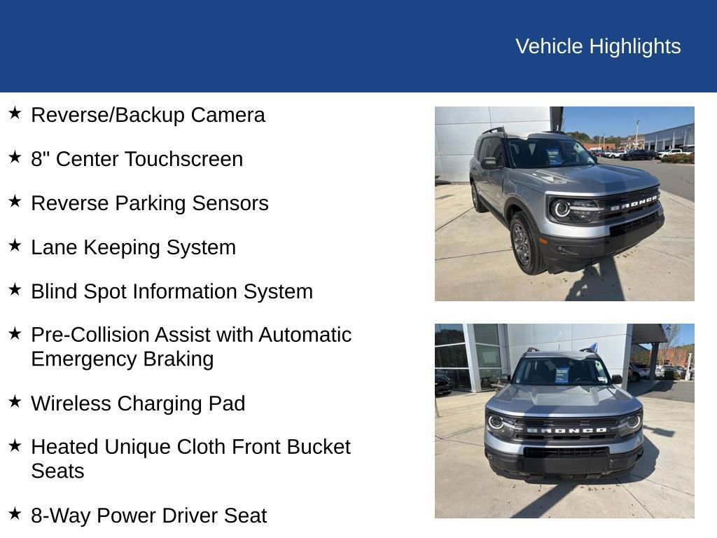 Certified 2023 Ford Bronco Sport Big Bend w/ Convenience Package image 32