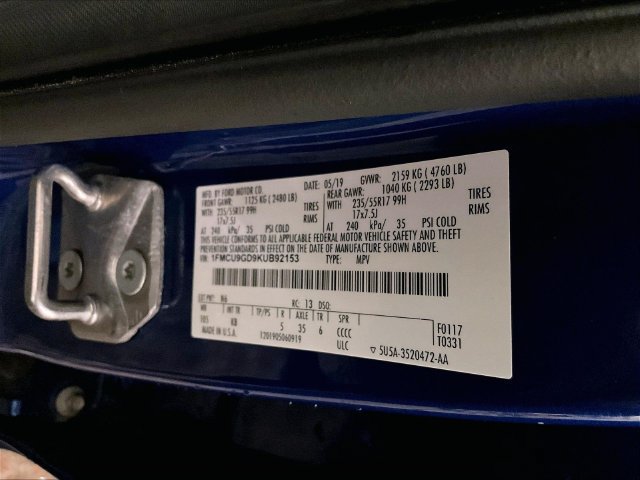 Certified 2019 Ford Escape SE AWD/4WD image 32