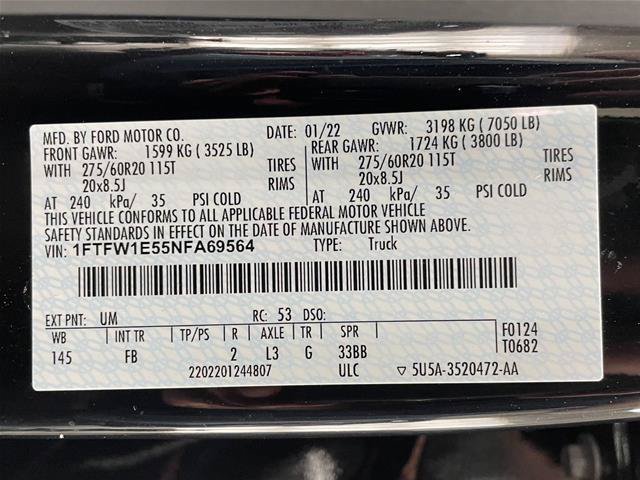 Certified 2022 Ford F150 XLT w/ Equipment Group 302A High AWD/4WD image 40