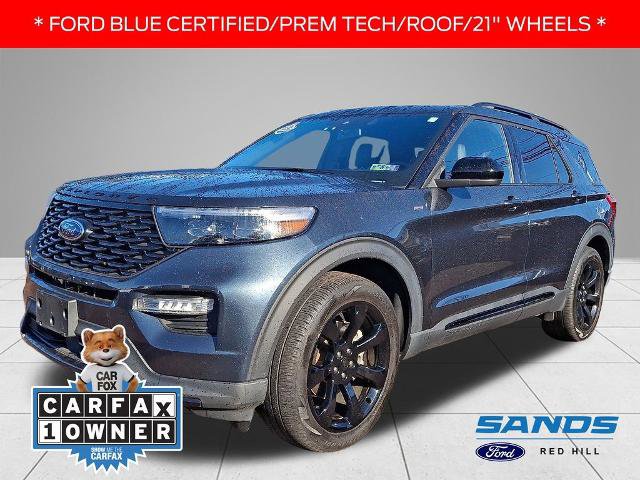Certified 2022 Ford Explorer ST-Line w/ Class IV Trailer Tow Package