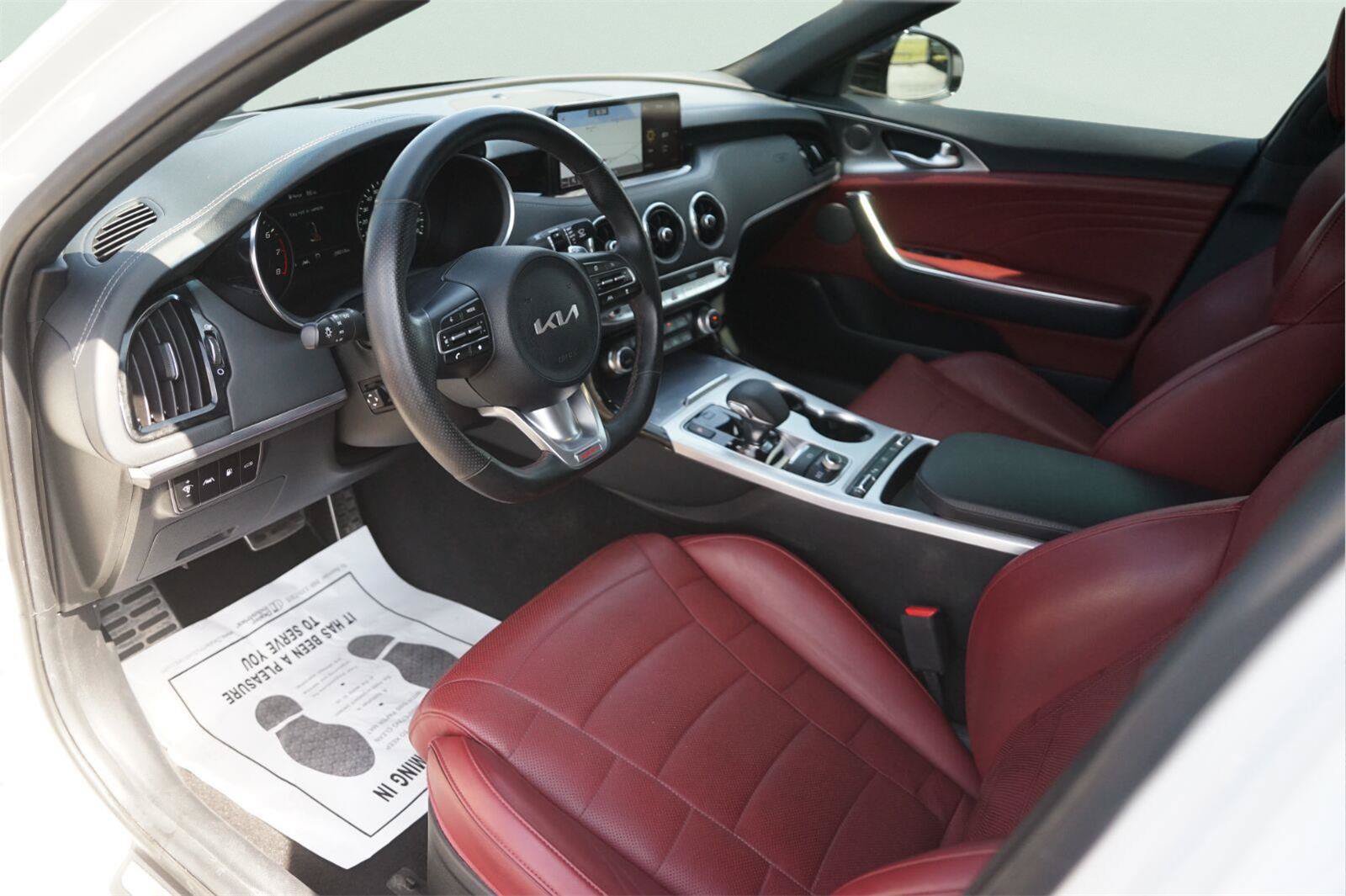 Used 2022 Kia Stinger GT2 w/ Red Interior Color Package RWD image 8