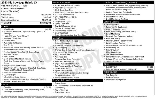 Used 2023 Kia Sportage LX image 53