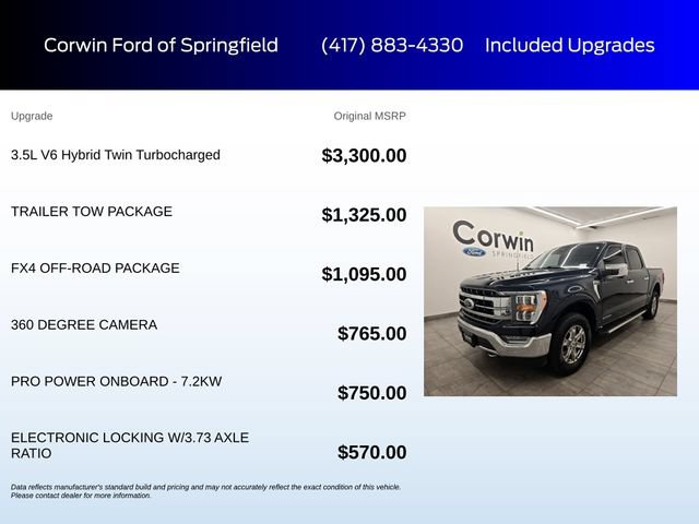 Certified 2023 Ford F150 Lariat w/ Trailer Tow Package AWD/4WD image 6