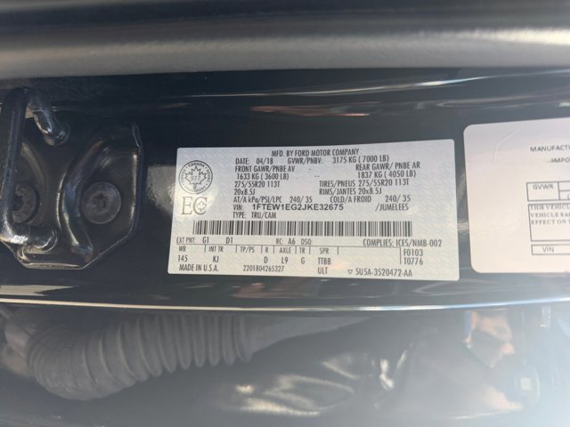 Certified 2018 Ford F150 King Ranch w/ Equipment Group 601A Luxury image 26