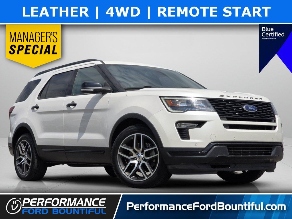Certified 2018 Ford Explorer Sport w/ Ford Safe & Smart Package