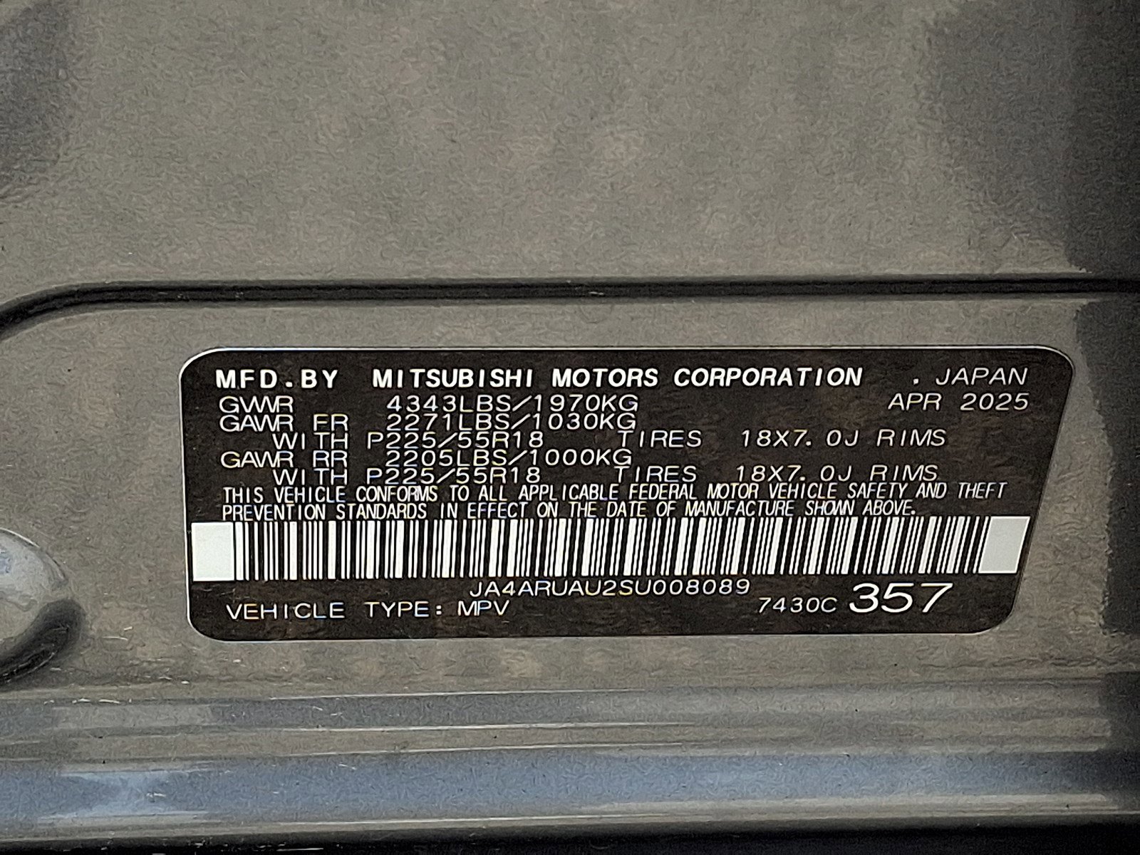 Used 2025 Mitsubishi Outlander Sport SE AWD/4WD image 26