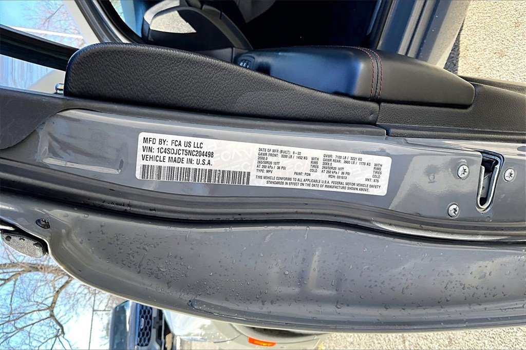 Used 2022 Dodge Durango R/T w/ Blacktop Package image 33