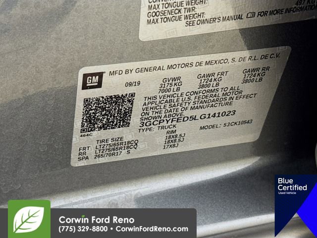 Used 2020 Chevrolet Silverado 1500 LT Trail Boss image 36