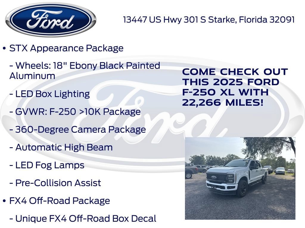 Certified 2025 Ford F250 XL w/ STX Appearance Package AWD/4WD image 21