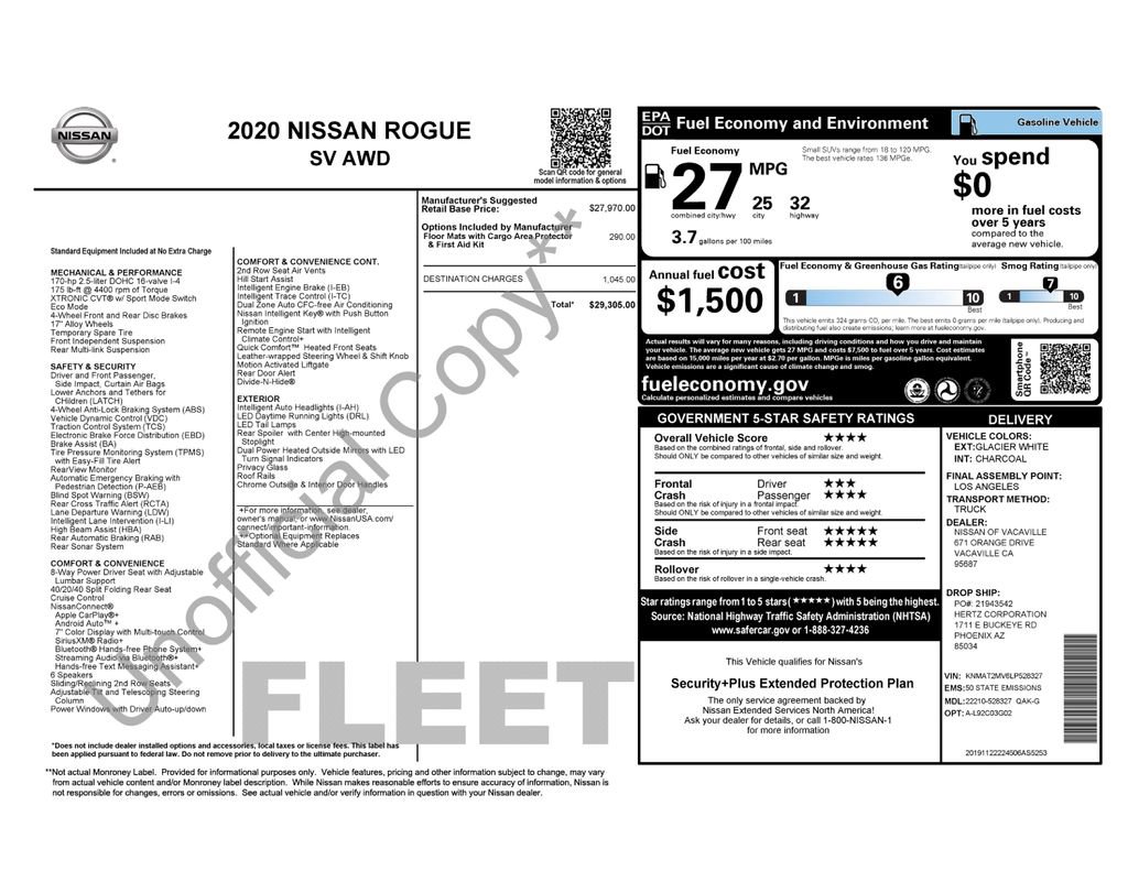 Used 2020 Nissan Rogue SV AWD/4WD image 5