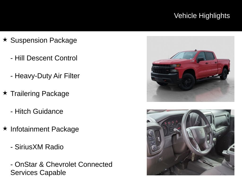 Used 2021 Chevrolet Silverado 1500 Custom Trail Boss image 26