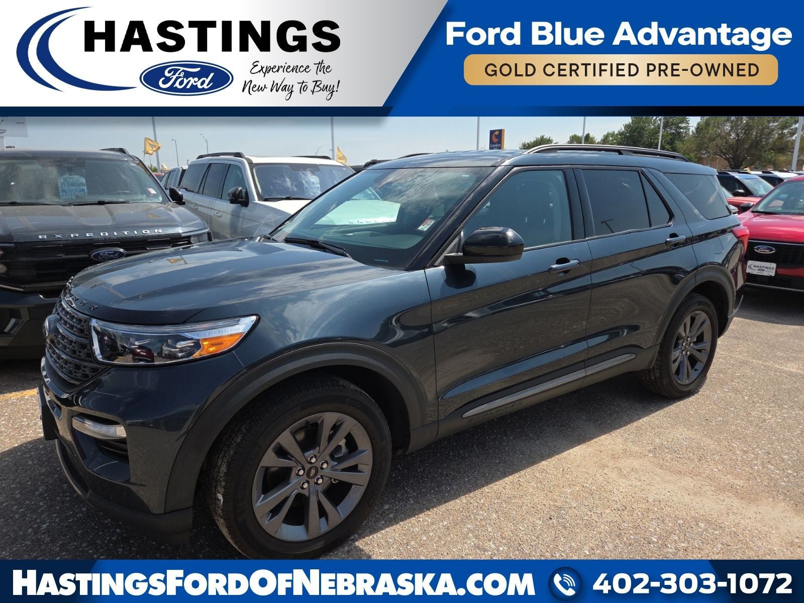 Certified 2024 Ford Explorer XLT w/ Equipment Group 202A AWD/4WD image 1