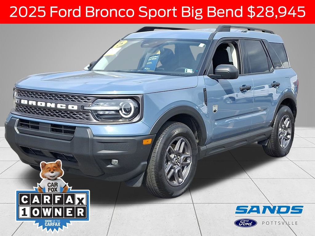 Certified 2025 Ford Bronco Sport Big Bend w/ Convenience Package