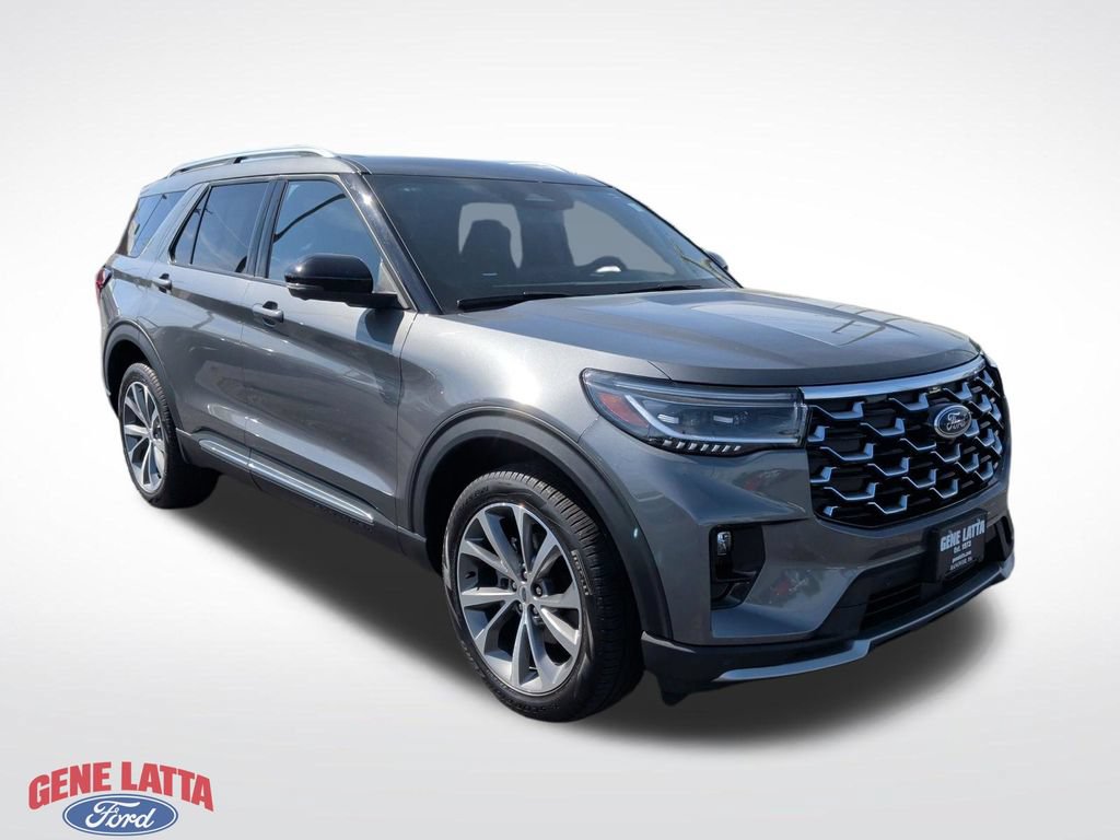 Certified 2025 Ford Explorer Platinum w/ Ultimate Package AWD/4WD 360° Tour